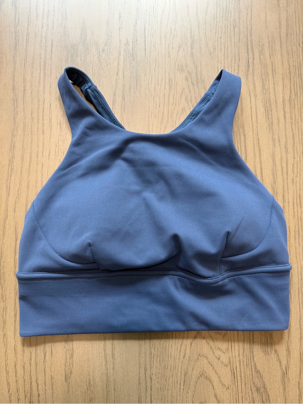 lululemon athletica Wunder Train Long Line Sports Bra in Navy